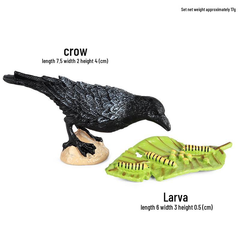 Children's Animal Simulation Toy Set: Eagle, Falcon, Secretary Bird, Owl Figurines