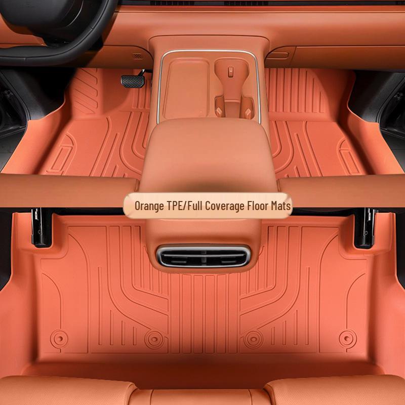 Compatible with 25-26 Leapmotor C10 Models: TPE Floor Mat & Trunk Mat, Dirt-Resistant, Wear-Resistant, Original Car Color Coverage.