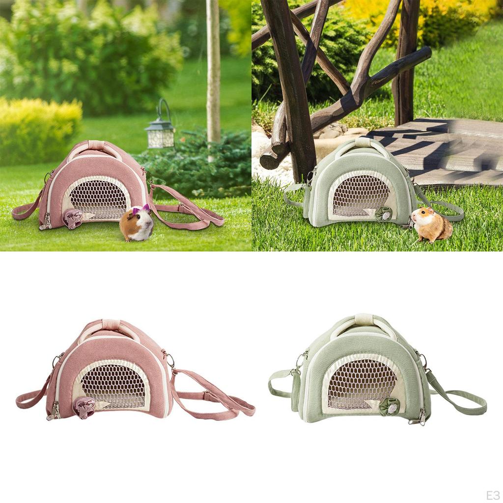 Compact Pet Travel Bag for Small Rodents And