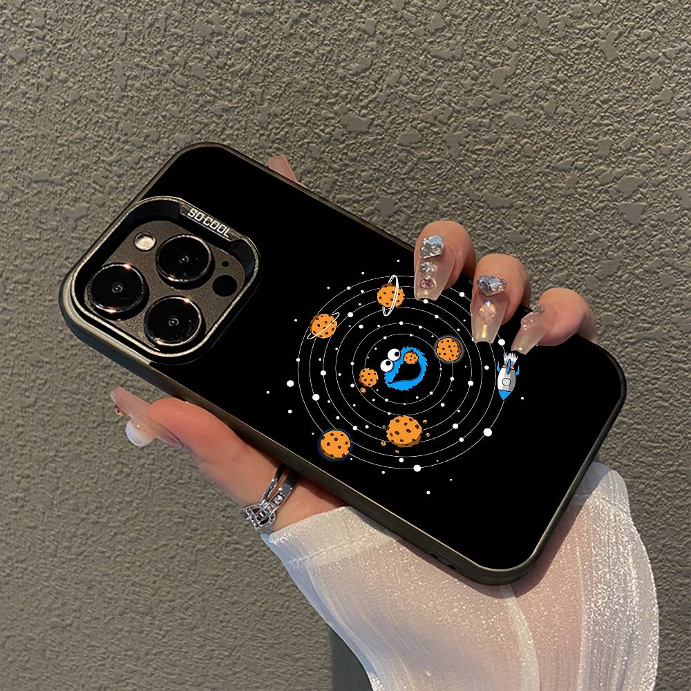 C-Cookies Monster Phone Case For IPhone 17 16 15 14 13 12 11 Pro Max Plus X XR XS Max Shockproof Bumper Cover