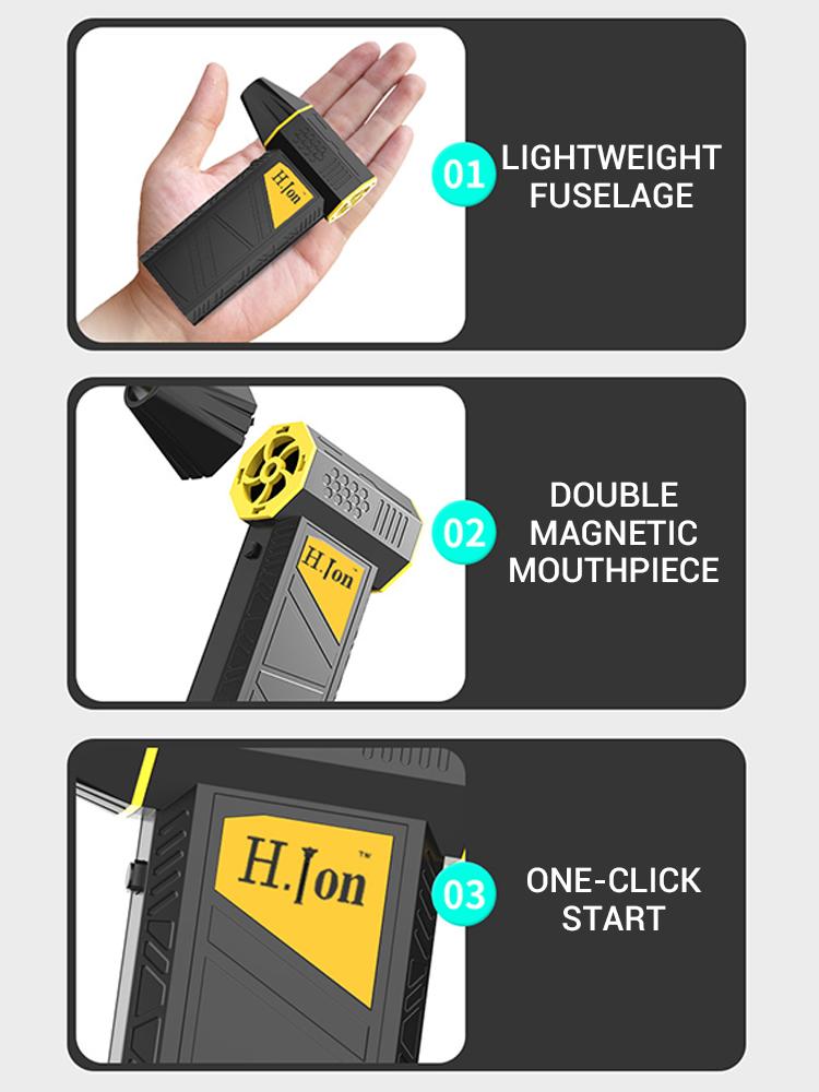 250000 RPM 8000mAh Brushless Motor Electric Turbo Jet Fan High-Speed Turbo Violent Fan USB Rechargeable Powerful Dust Blower