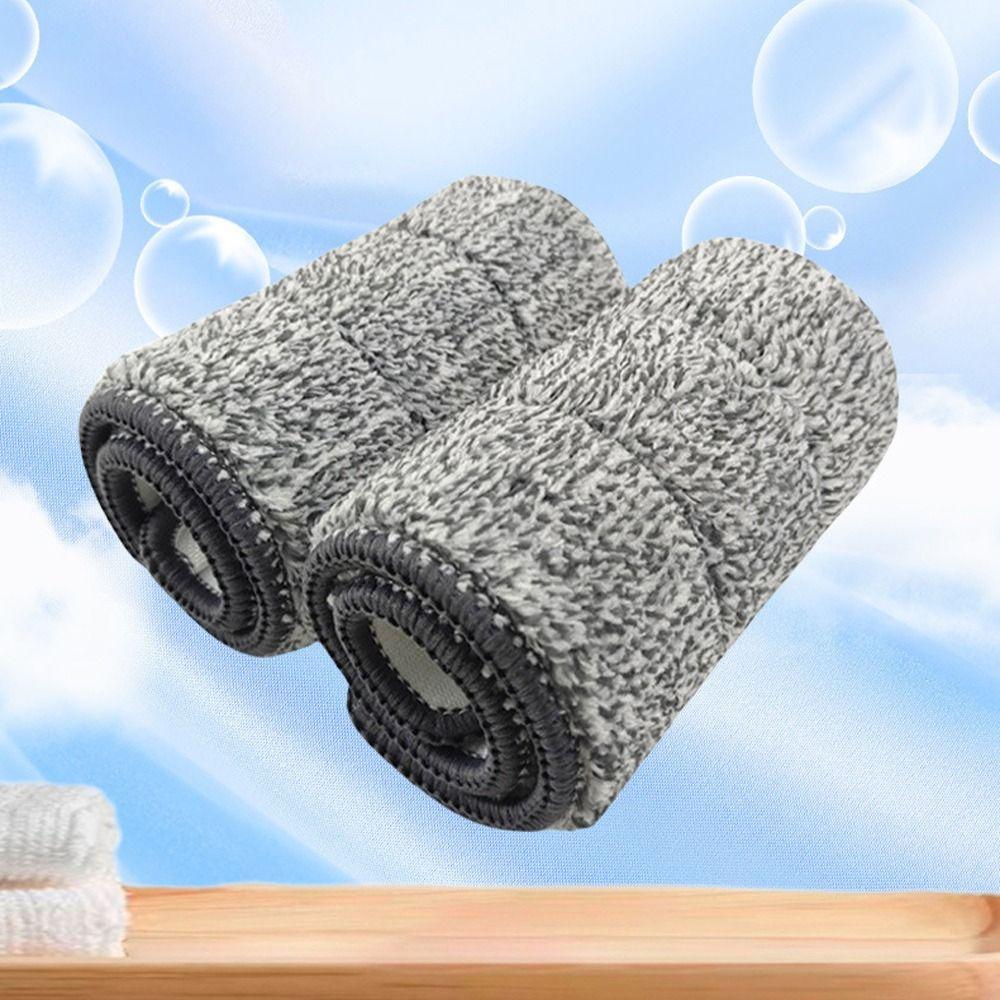 10pcs Self Wring Microfiber Mop Cloth High Absorbency Replacement Mop Cloth  Household Cleaning