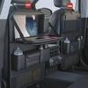 Car Back Seat Storage Holder with Foldable Tray Car Seat Back Storage Bag PU Leather Multi-Pocket Car Accessories