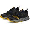 Puma Pacer Future Cushioning Comfortable Fabric Leather Breathable Shock Absorption Low Top Casual Running Shoes Unisex Sneaker Black Yellow 382884-07