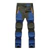 Men's Lightweight Quick-Dry Waterproof Hiking Pants - Breathable, Stretch, Color Block, Plus Size for Summer Outdoor Activities.