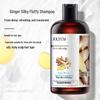 Ingwer Seidenglatt Anti-Schuppen Shampoo: Reinigt, Spendet Feuchtigkeit und Revitalisiert Trockenes, Krauses Haar mit Spliss
