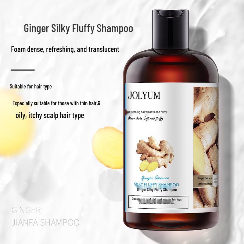 Ingwer Seidenglatt Anti-Schuppen Shampoo: Reinigt, Spendet Feuchtigkeit und Revitalisiert Trockenes, Krauses Haar mit Spliss