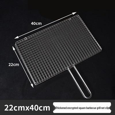 ZISIZ Stainless Steel BBQ Fish Grilling Basket