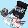 EF104 Double-Head Alcohol Marker Pens Sketch Design Marker Brush Pen Beginner Manga Graphic Drawing Art Supplies