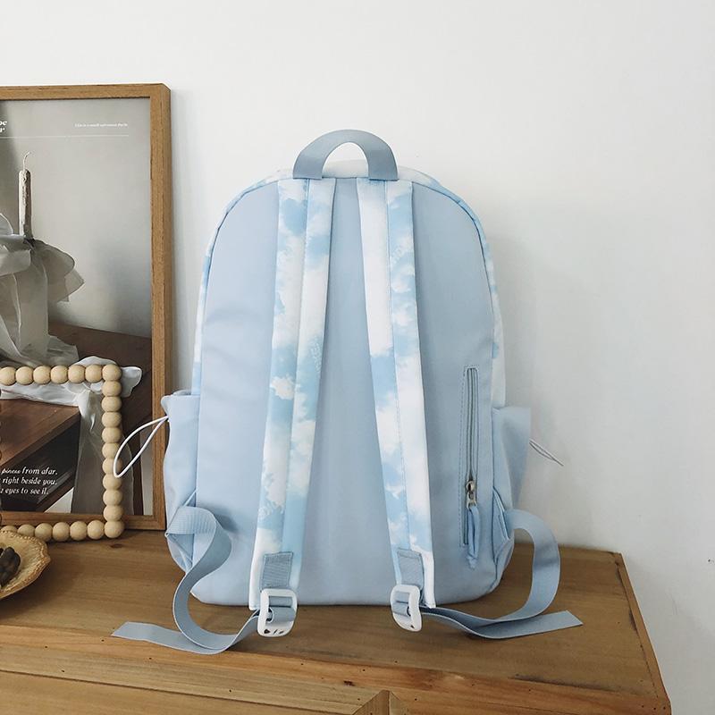 Tie-Dye-Druck Studenten-Schultasche Große Kapazität Damen-Rucksack