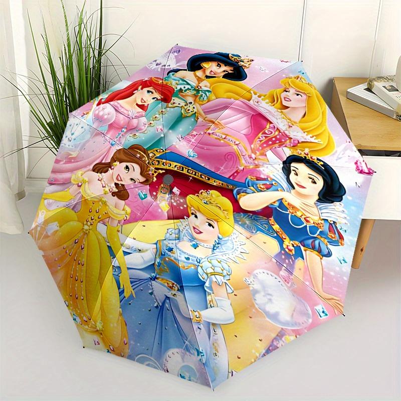 

Princesses, Fantasy Automatic Opening and Closing Umbrella, Compact Travel Umbrella, Lightweight and Portable, Suitable for Beach Commuting