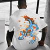 Pokémon Animatie Afgeleiden Patroon Print T-shirt Heren Dames 2025 Zomer Oversized Los Katoen Street Trend Merk Top