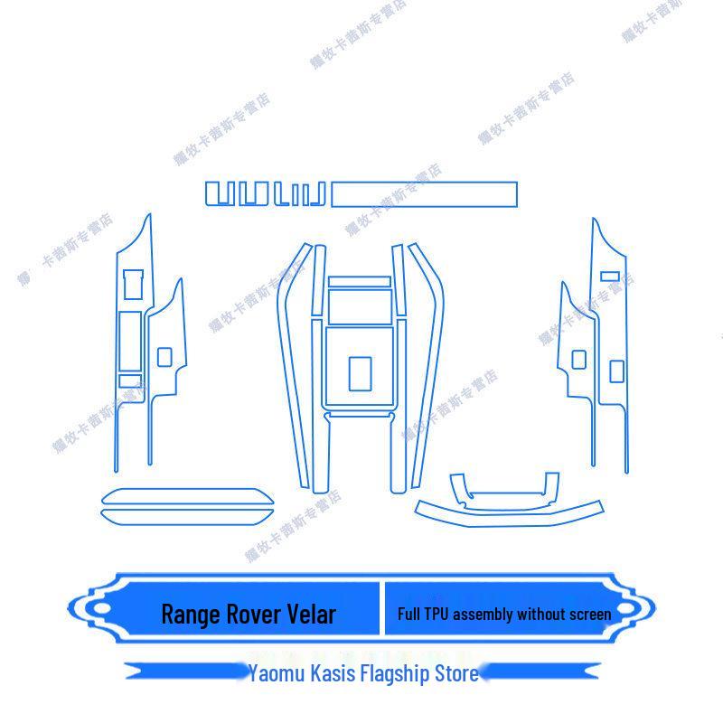 Land Rover Range Rover Velar (Model 24-26) Navigation Screen Protector and Interior Film Kit