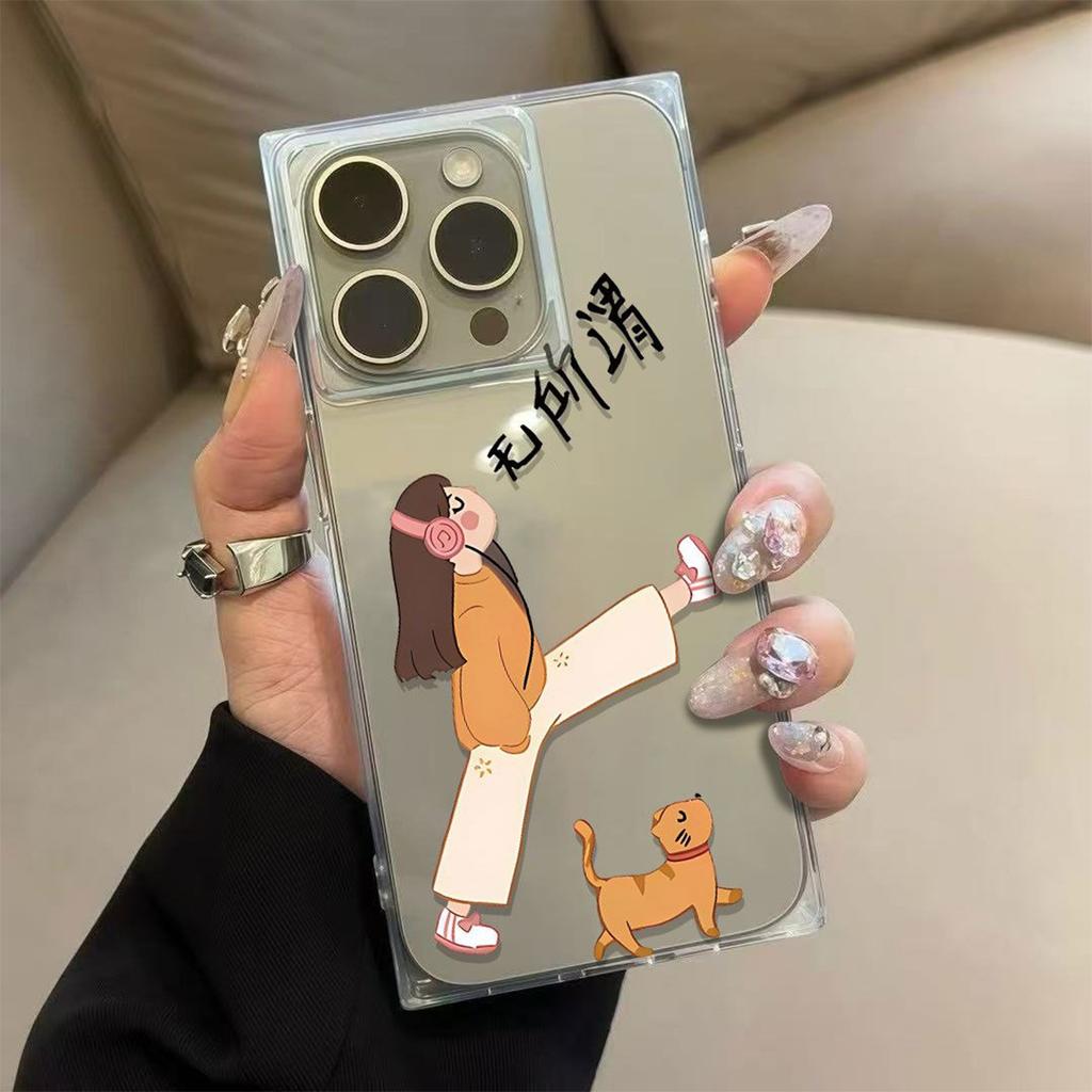 Cute for Apple Phone Case Ice Crystal Cube Design Niche for Apple Phone Case Case Anti-fall Soft Shell Ins