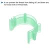50/80pcs Sewing Bobbin Small Clips Plastic Thread Clamps Spools Organizers for Prevent Thread Tails from Unwinding Spool Savers
