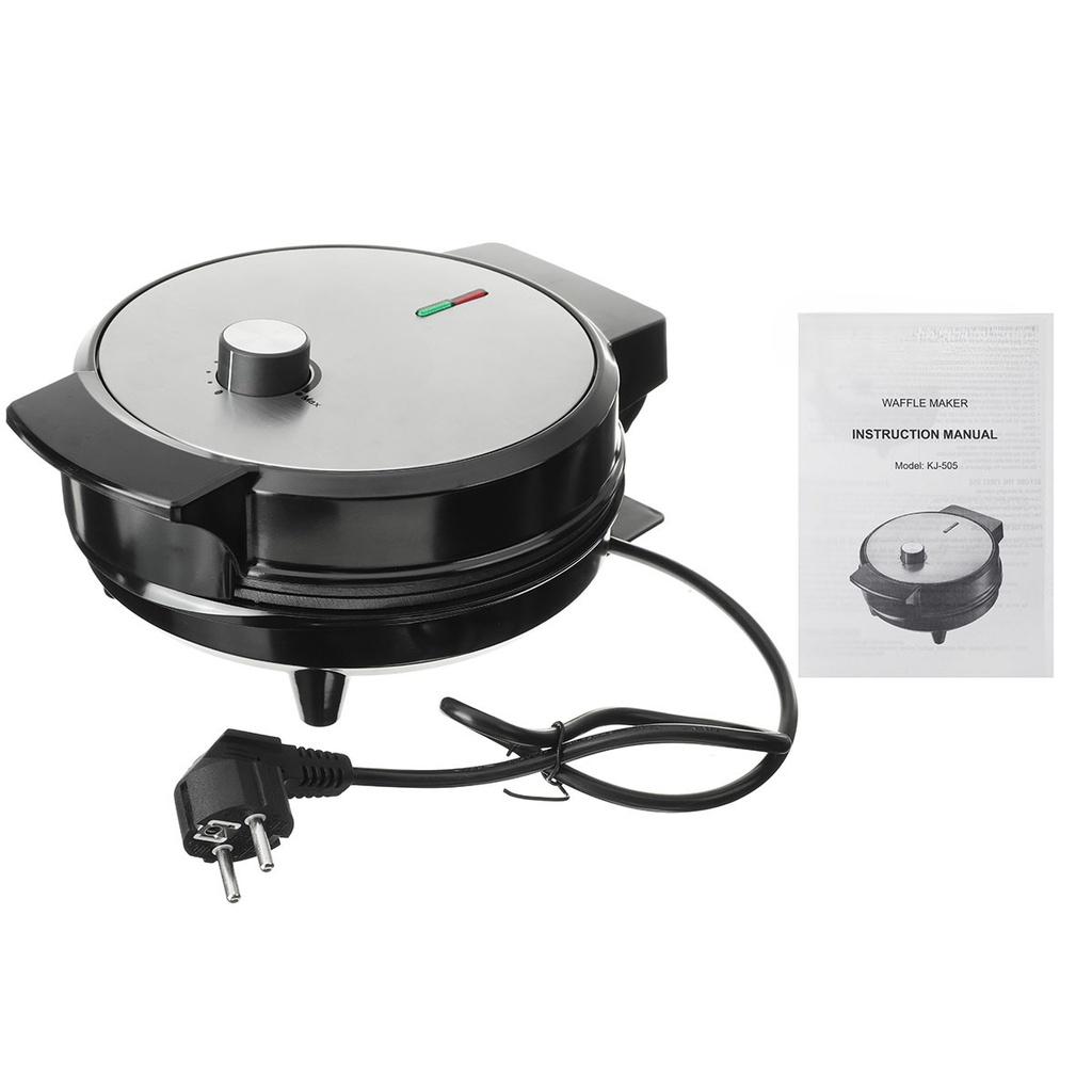 Electric Waffles Maker Double-Sided Heating Waffle Pot 7 Gear Adjustable Bubble Egg Cake Oven Breakfast Waffle Machine 220-240V 1000W