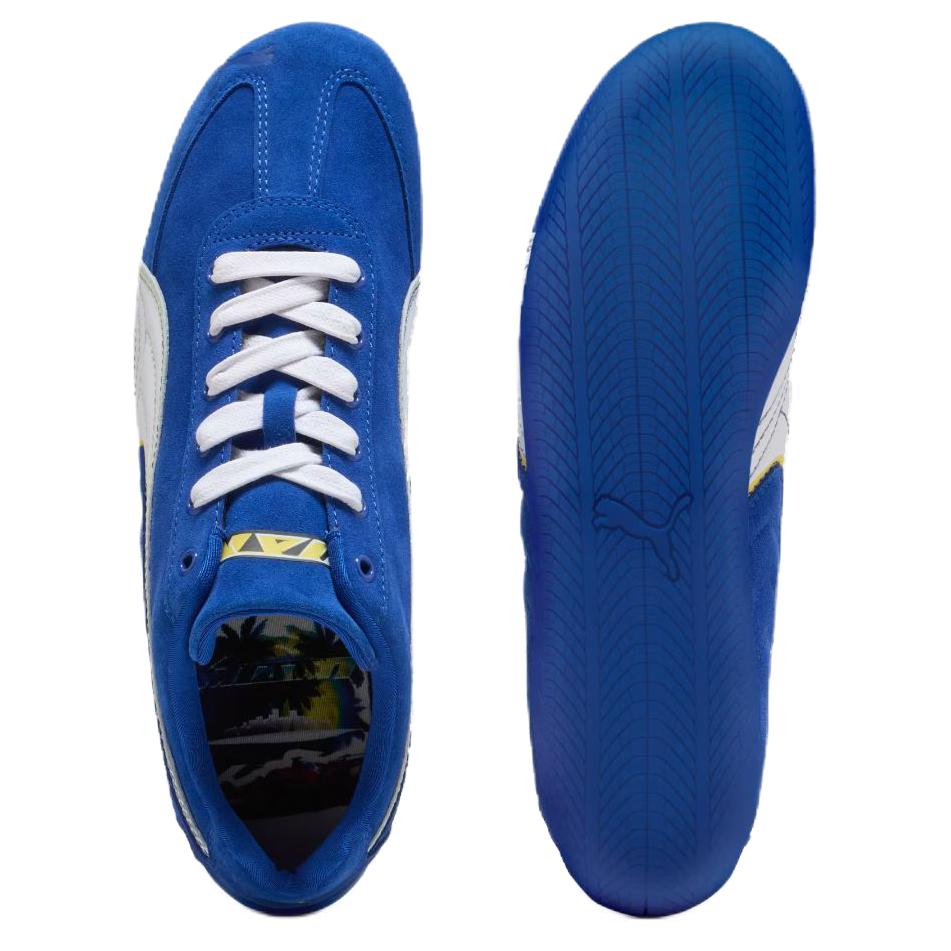 Scuderia Ferrari X Puma Speedcat Miami Vivid Blue Unisex Sneakers Lemon-Meringue------Details 309359-01