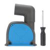 Angle Grinder Dust Shroud for 4 4.5in Grinding Machine V Shaped Flat Round Wheel Wall Floor Slotting Cutting