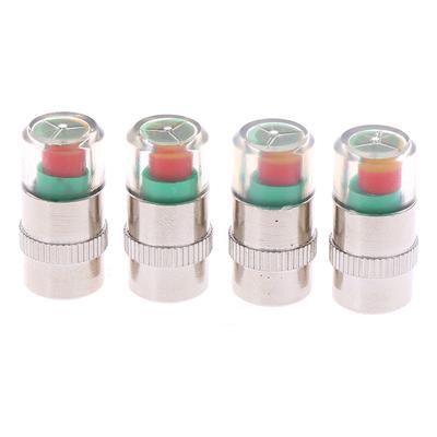 4X výstraha indikátoru měřiče tlaku v pneumatikách automobilu Tpms Monitorovací senzor uzávěru ventilu