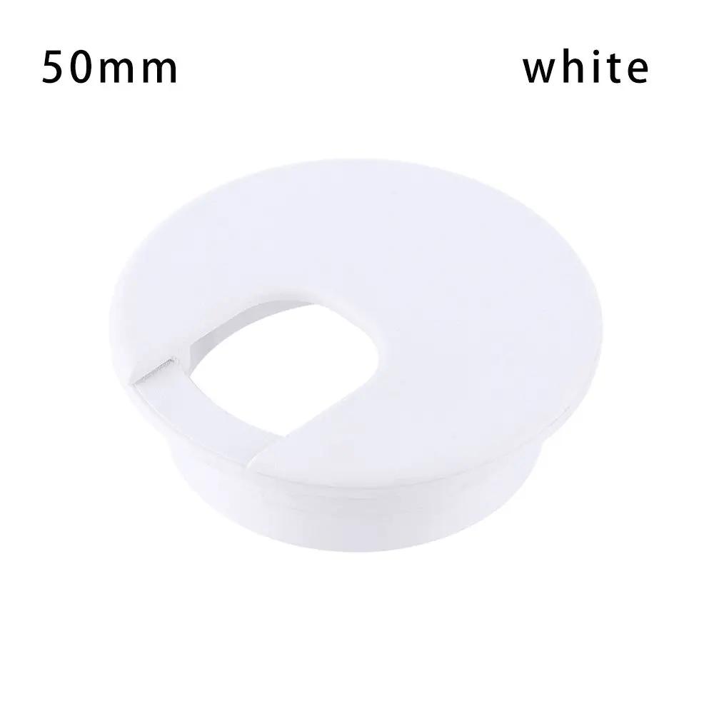 Desk Wire Hole Covers Grommet Computer Desk Cable Hole Cover Cap Cable Outlet Port Cover Wire Storage Holder 35/50mm