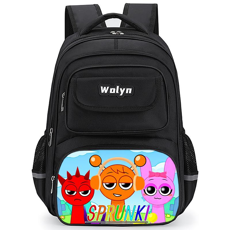 Rhythm Box Sprunki Gioco Zaino Anime Zaino Studente Zaino Scolastico Borsa Multifunzionale