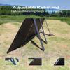 VDL POWER 200W Foldable Portable Solar Panel, 20V Monocrystalline Cell, Adjustable Kickstand, 23.5% Conversion Efficiency, IP67 Waterproof