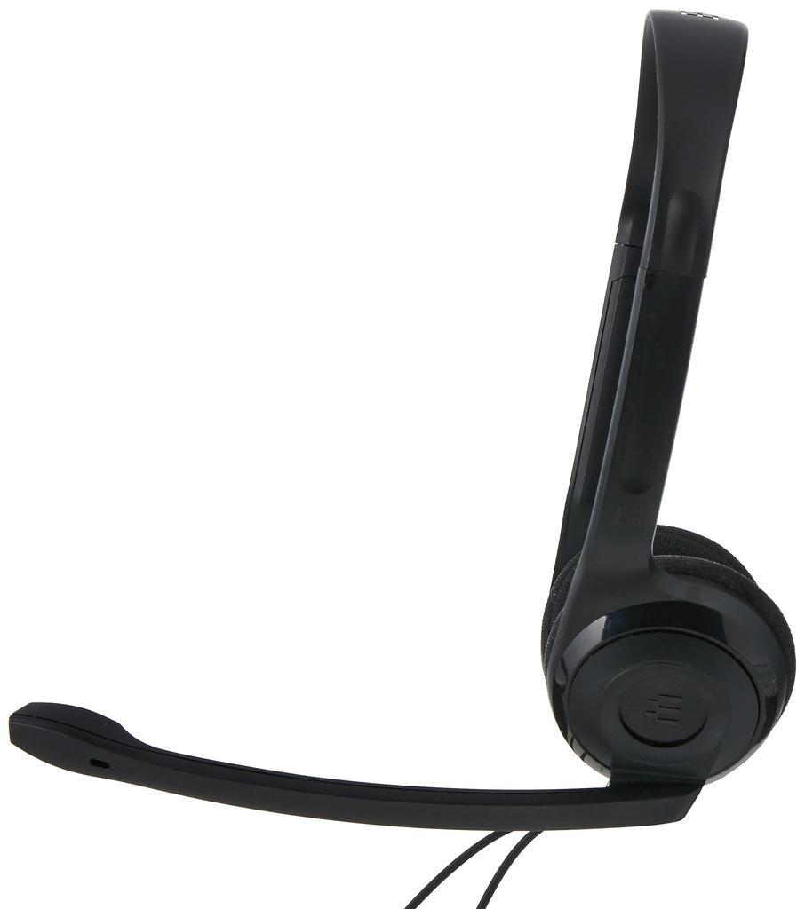 Sennheiser PC5 Chat Internet Gaming Headset Noise Canceling Microphone Casual Gaming Lightweight High Comfort Minimalistic Black - Communication,