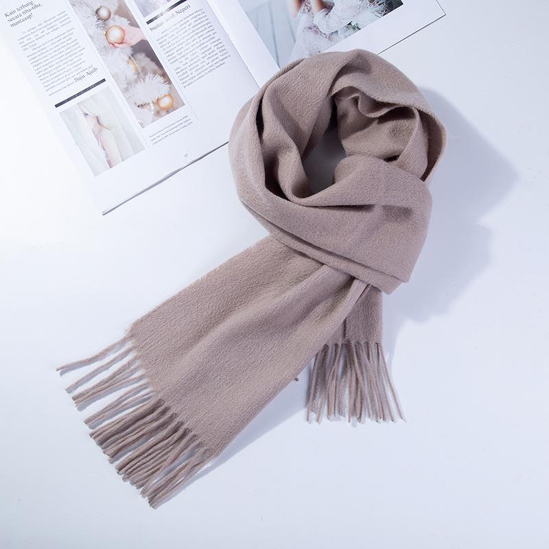 Wełniany zimowy szalik dla kobiet szaliki dla dorosłych szaliki dla pań moda kaszmirowy poncho otulacz