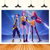 Tapiserie Tematică KPOP DDemon HHunters pentru Dormitor Sufragerie Petrecere Pânză de Fundal Steag Decor de Perete Poster
