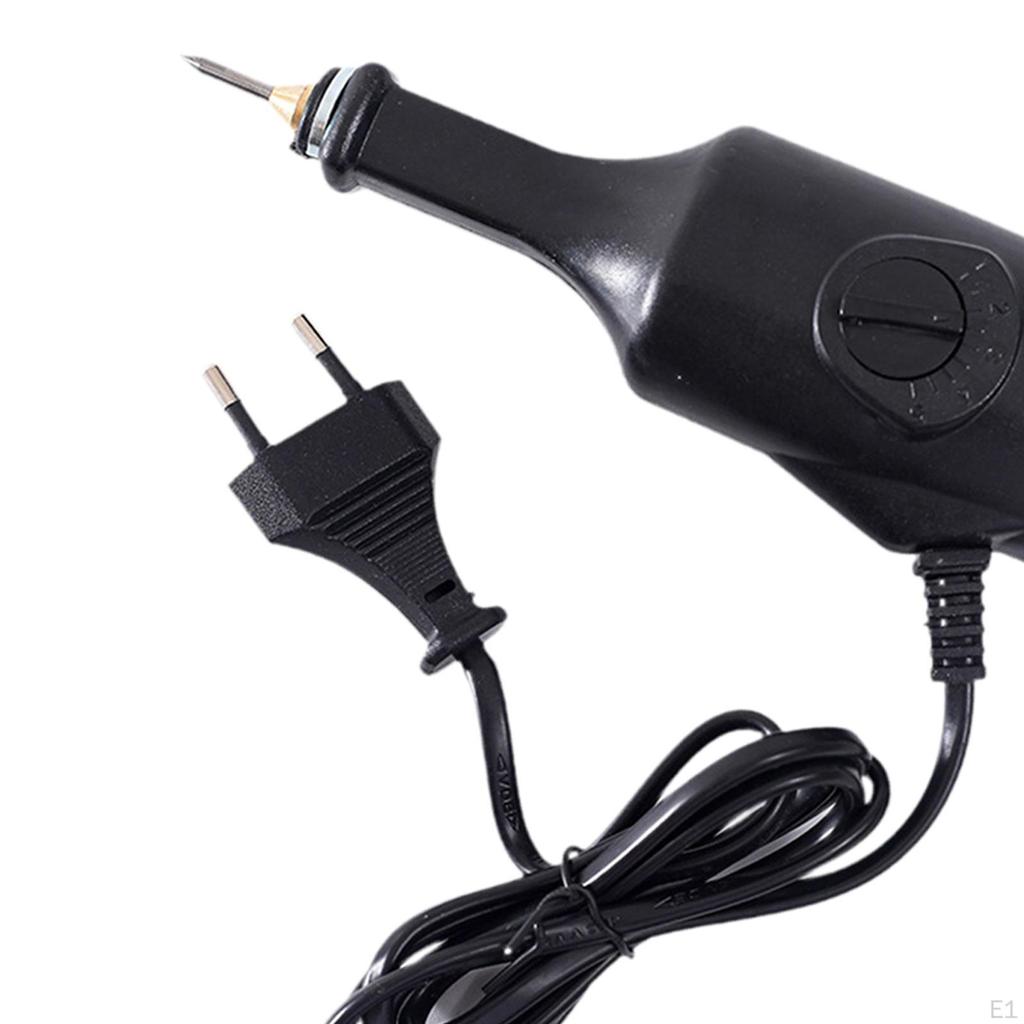 Electric Engraving Pen Portable 5 Speed Adjustable for Wood Metal DIY Crafts