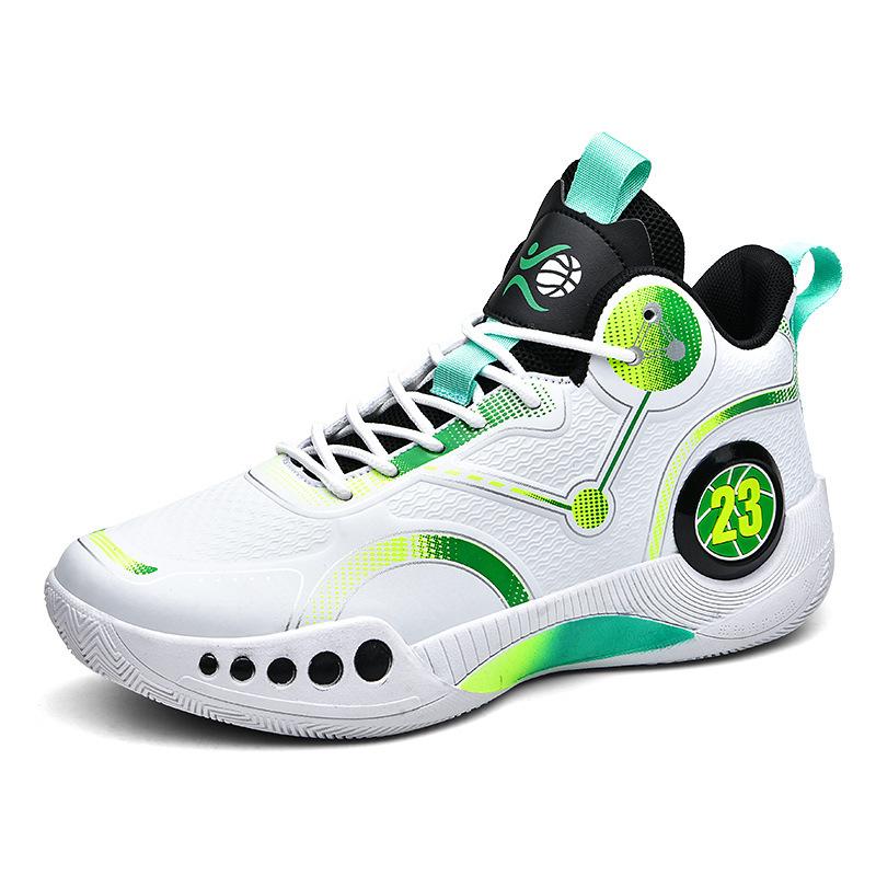 Men's Basketball Shoes High Top Breathable Non-slip Wear-resistant Shock-absorbing Sneakers Sports Shoes