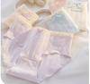 A-class baby cotton women's underwear 7A antibacterial crotch pure cotton breathable and soft skin friendly mid waist triangle pants
