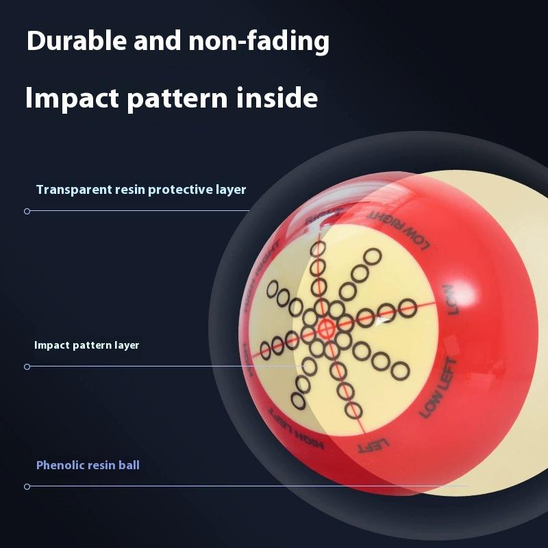 Rot-Weißer Trainings-Billardkugel 1-1/2 Standard 57,2 mm Amerikanische Fortgeschrittene Trainingskugel Artifa Unterhaltungsgeräte
