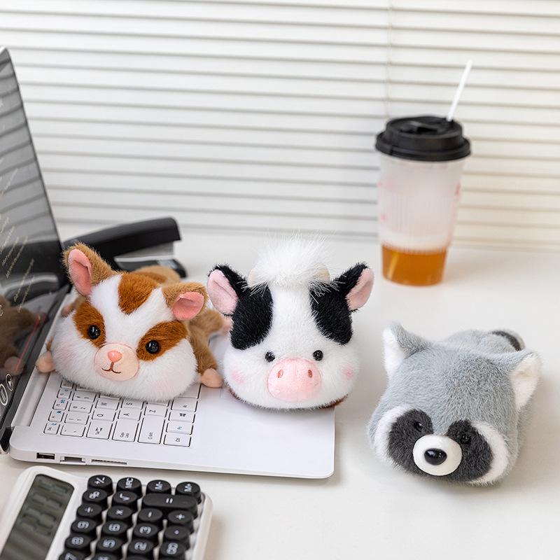 Cute Panda, Fox, Calf, Deer & Raccoon Plush Animal Pendant Doll