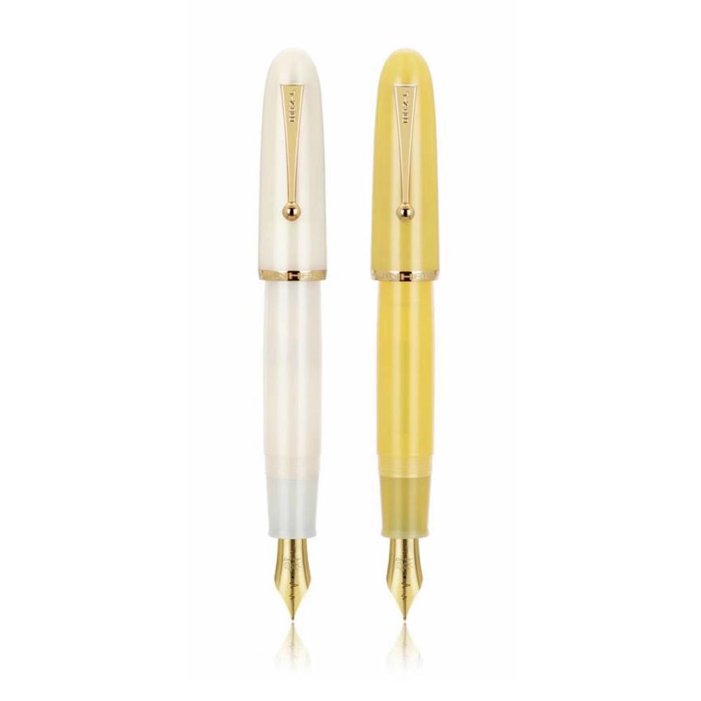 Jinhao 9019 Fountain Pen with #8 Heartbeat F Nib – Large Converter, Smooth Ink Flow for School, Office & Gift Purposes
