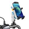 Motorbike Six-Claw Phone Holder Anti-Slip Shock Absorption Mount Guard Against Theft Smartphone Stand Navigation Bracket