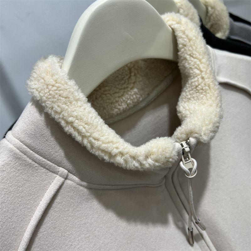 Plus Size Thick German Fleece Half-Zip Top for Women - Stylish Loose Fit for Autumn/Winter