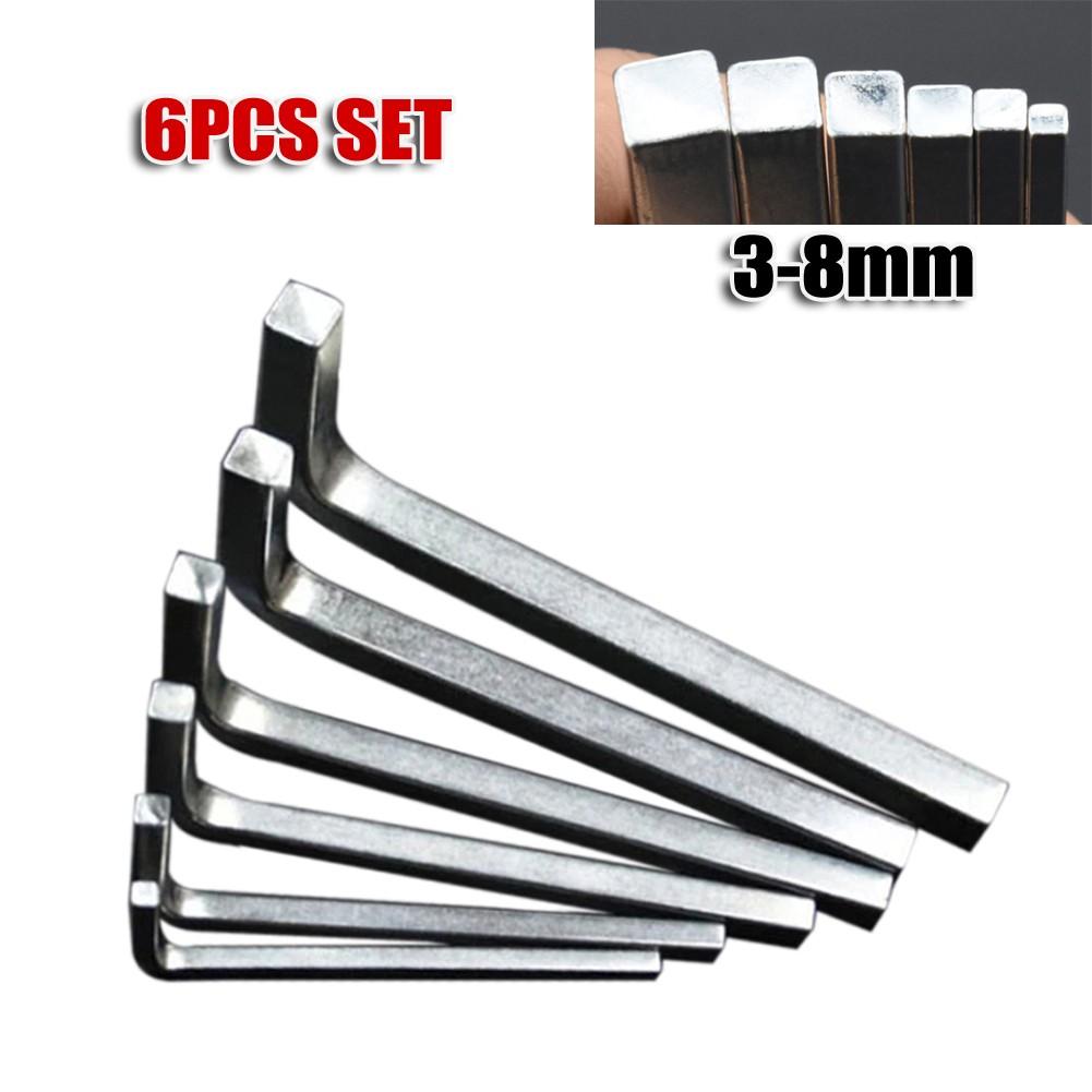 L Shape Square Head Wrench Head Wrench Chromium Vanadium Steel High Quality