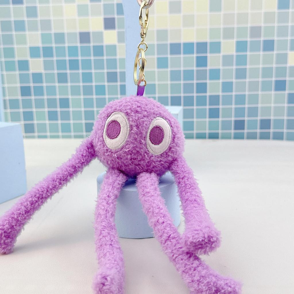 Portachiavi Peluche Bambola Mostro Occhi Grandi