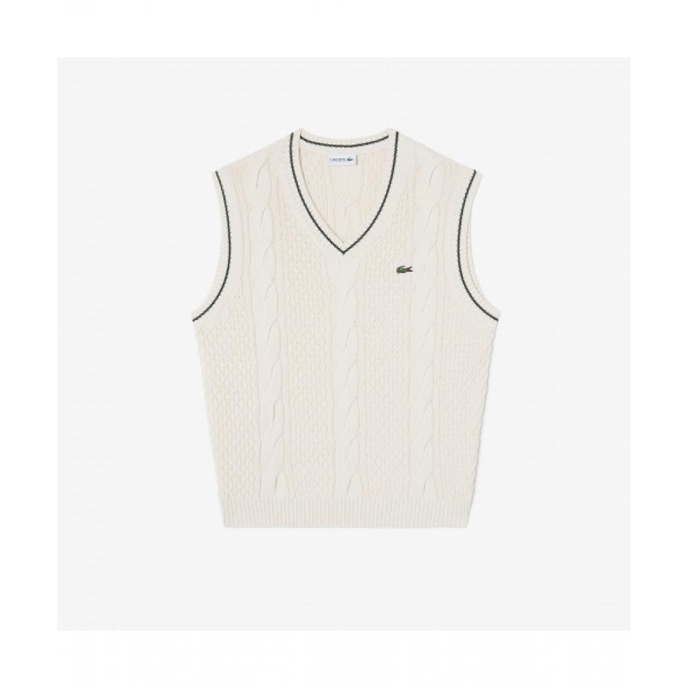 

Lacoste Мужской жилет Tipping Point Cable [Off White]