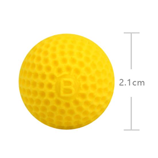 50Pcs Mini Solid Color Soft Elastic Balls for Rival Zeus Apollo Refill Toys