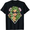 WqLqW Medusa Psychedelic Snakes Greek Mythology Funny T-Shirt