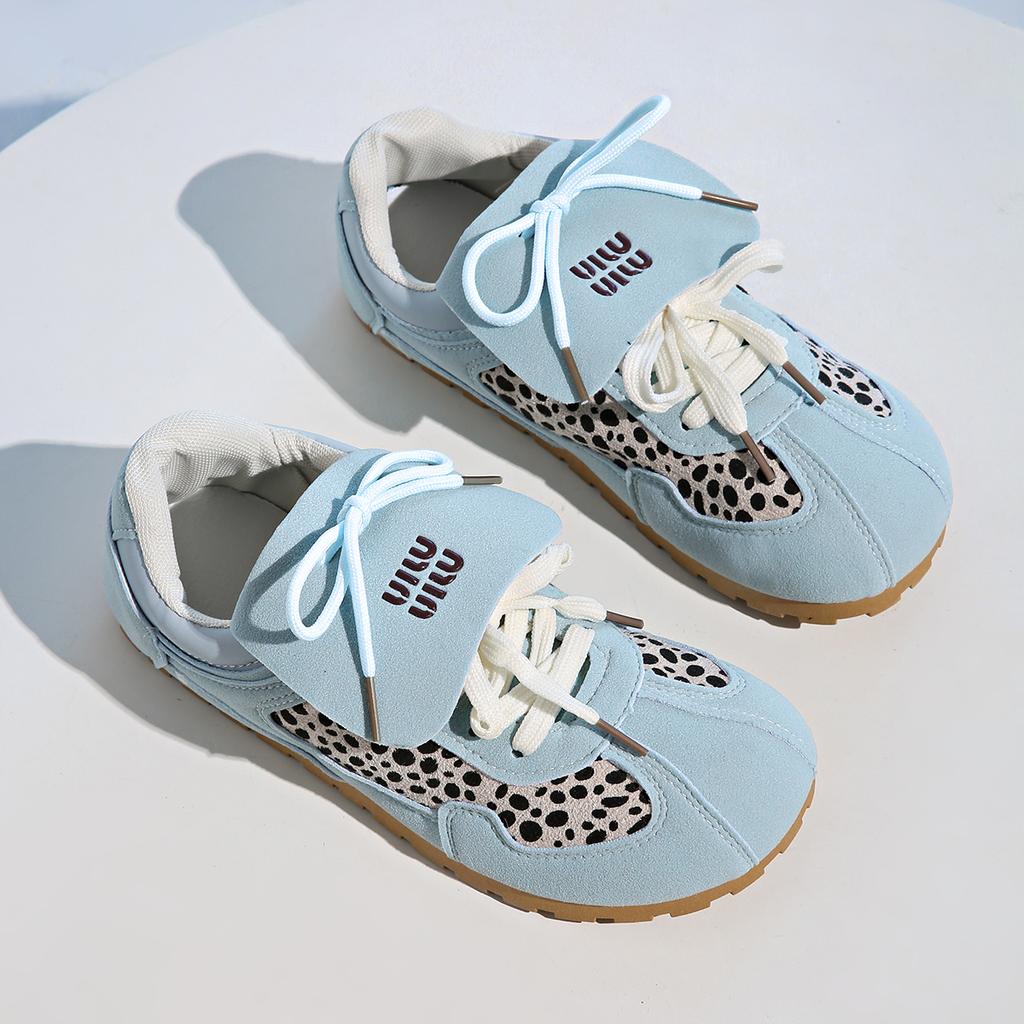 Damen Jogging-Sneaker Neu Retro Leopardenmuster Damen Bequeme Trainingsschuhe Lässig Frühling Herbst Flaches Schuhwerk Frau