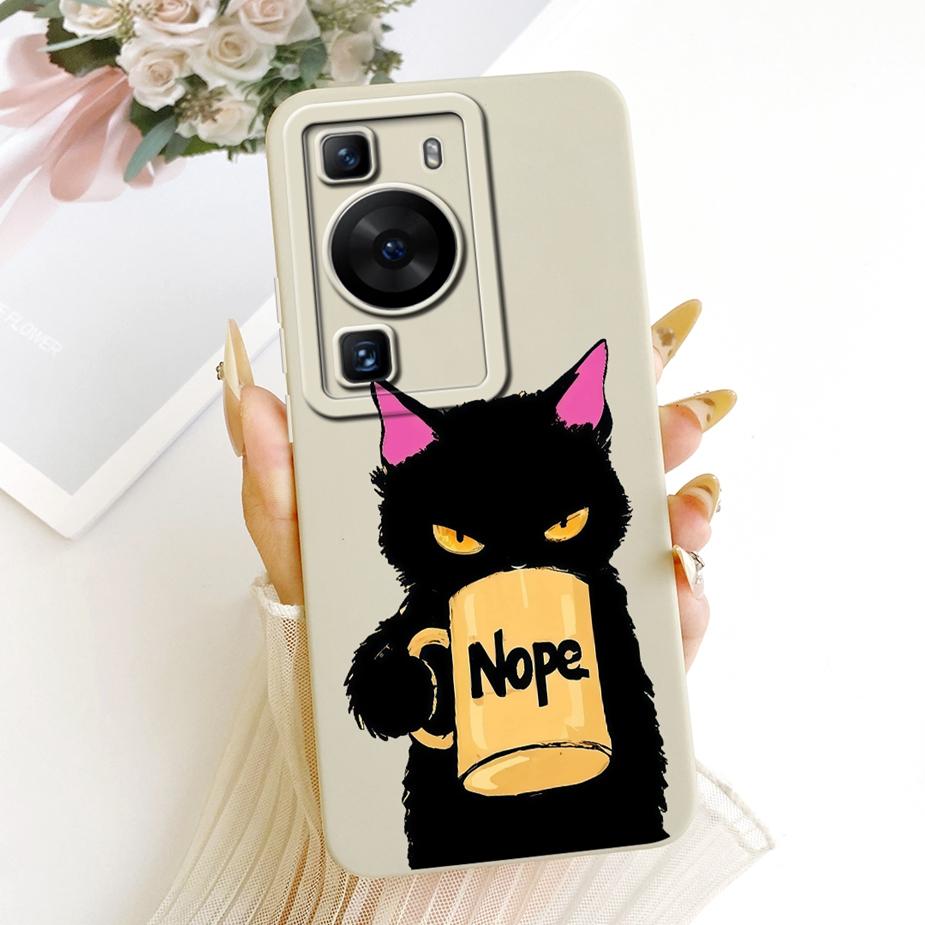 For Huawei P60 Pro Case MNA-AL00 New Luxury Candy Painted Cover Soft Silicone Case For Huawei P60 Art P 60 Pro P60Pro Funda Bags