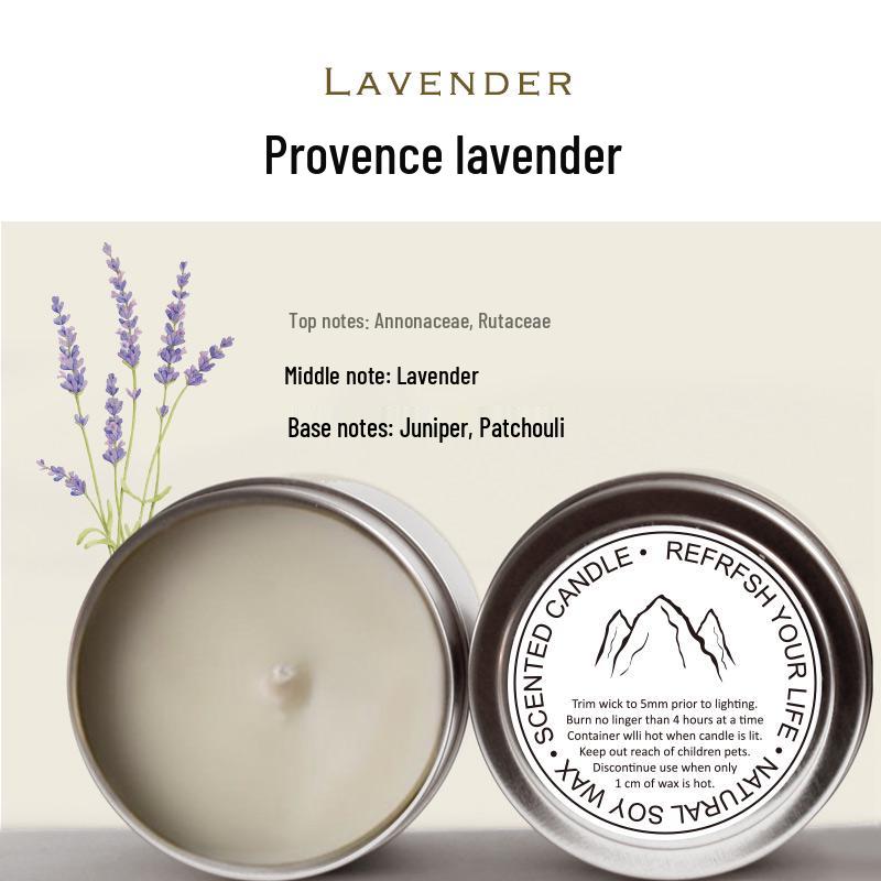Scented Candles: Handmade Essential Oil for Bedroom, Sleep Aid, Safe for Babies & Pregnant Women, Indoor Fragrance Souvenir