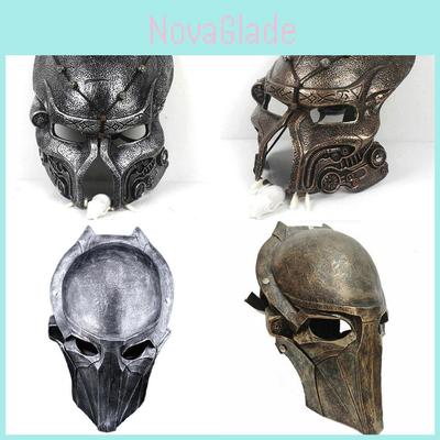 Predator And Alien Resin Mask Cosplay Prop For Halloween Party And Costume Dress Up