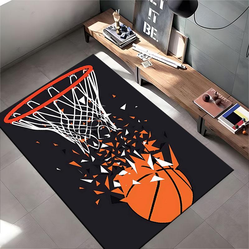 Basketball Hoop Shatter Design Suitable As a Non-slip Mat for the Living Room or Bedroom Sofa