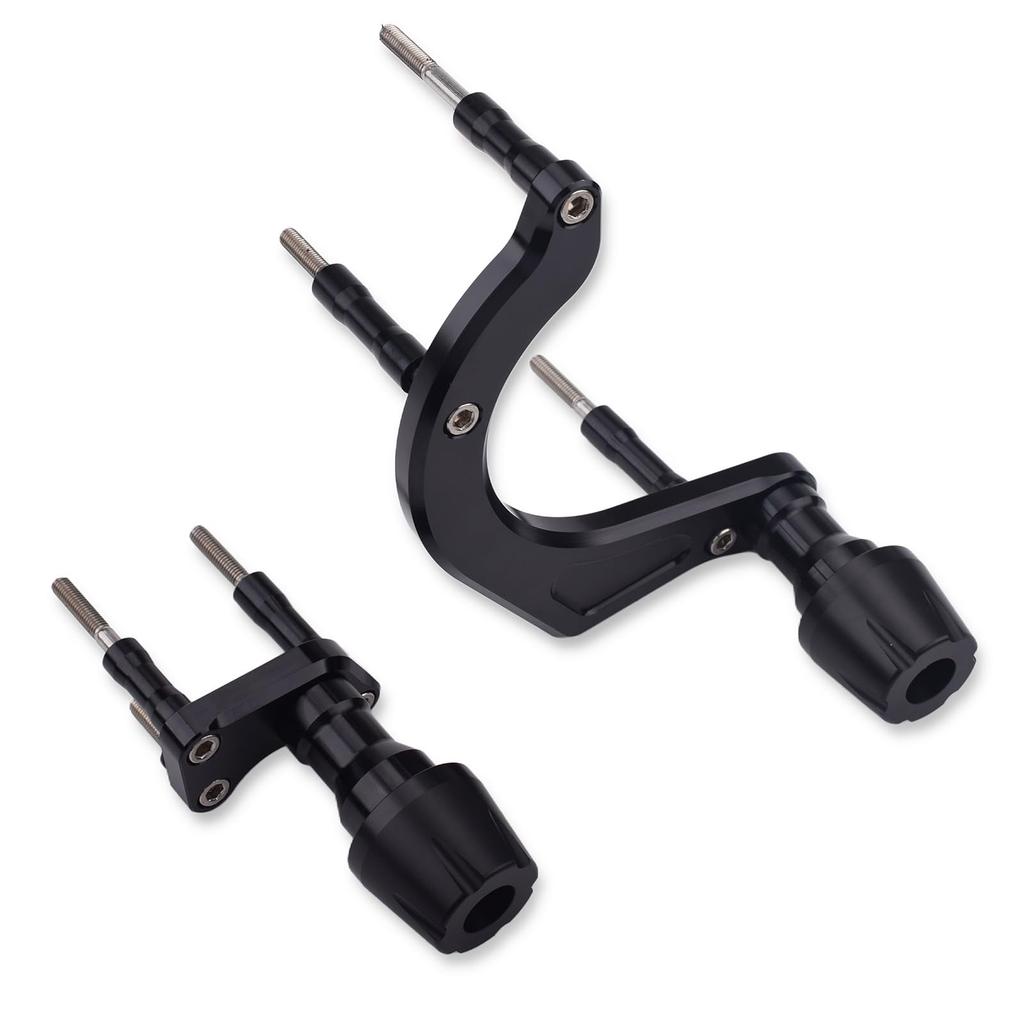 LEDISHUN Motorcycle Frame Slider / Engine Slider Suzuki Jixer SF250 All Year Black