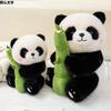 Cute Panda Flower Bamboo Panda Plush Toy Doll Chengdu Ragdoll Travel Souvenir Children