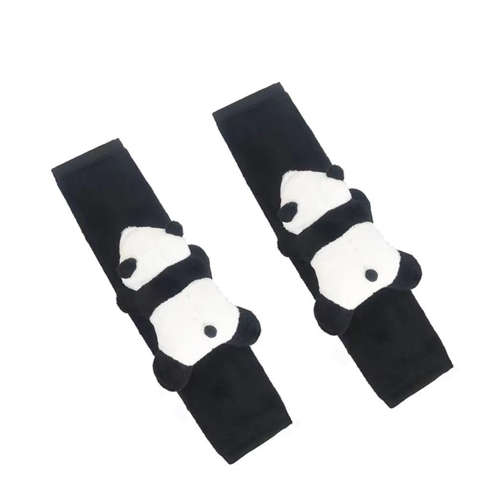 Car Seat Belt Shoulder Protector Cute Lying Bear Panda Shoulder Protector Soft, Comfortable and Wear-Resistant